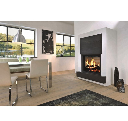 Brunner stil-kamin 75/90 lifting, чугунный дымосборник 45?, монтажная рама 50мм черная_1 Brunner stil-kamin 75/90 lifting, чугунный дымосборник 45?, монтажная рама 50мм черная_1