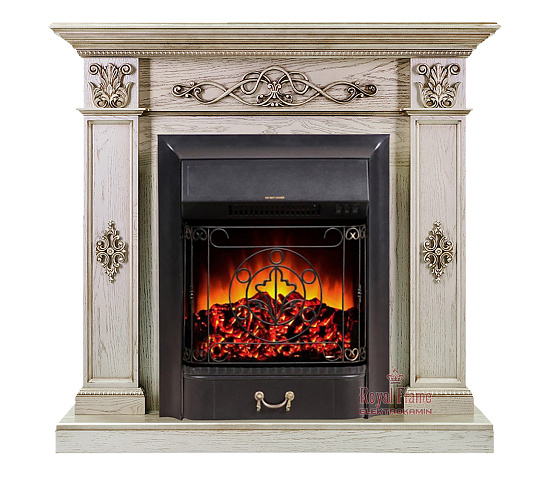 Royal Flame Derby очаг Majestic FX Brass old silver_2 Royal Flame Derby очаг Majestic FX Brass old silver_2