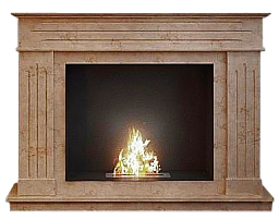 Биокамин ZeFire Варшава мрамор Crema Nova ZeFire Варшава мрамор Crema Nova