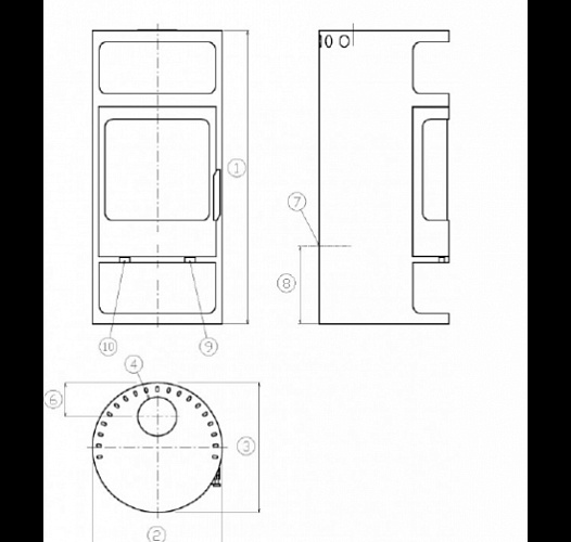 Печь-камин Turku 5 кафель котто_1 Печь-камин Turku 5 кафель котто_1
