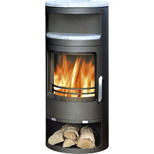 Печь-камин Troll черная сталь Печь-камин Troll черная сталь