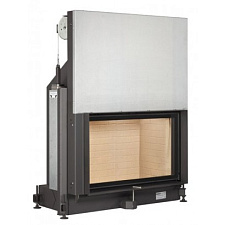 Brunner stil-kamin 53/88 lifting, чугунный дымосборник 45?, монтажная рама 70мм нерж. сталь Brunner stil-kamin 53/88 lifting, чугунный дымосборник 45?, монтажная рама 70мм нерж. сталь