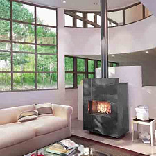 Печь-камин XS03 Brut, не окрашенный (Axis) Печь-камин XS03 Brut, не окрашенный (Axis)