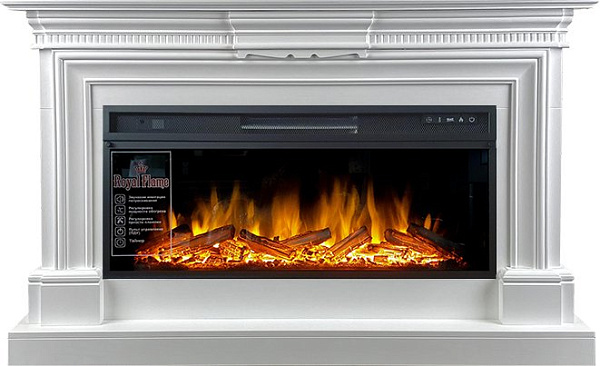 Royal Flame Chelsea с очагом Vision 42 LOG LED белый_0 Royal Flame Chelsea с очагом Vision 42 LOG LED белый_0