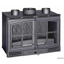 Каминная топка Invicta insert double porte 700 турбо Каминная топка Invicta insert double porte 700 турбо
