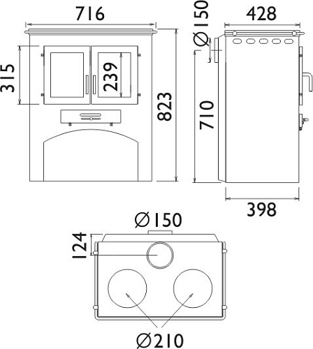 Кухонная плита с духовкой_1 Кухонная плита с духовкой_1