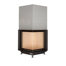 Brunner eck-kamin 57/52/52 lifting, чугунный дымосборник 45?, монтажная рама 70мм, черная Brunner eck-kamin 57/52/52 lifting, чугунный дымосборник 45?, монтажная рама 70мм, черная