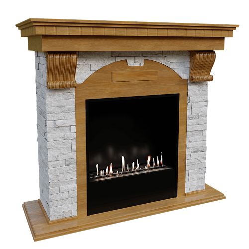 Firezo Dublin Дуб, Сланец Белый_0 Firezo Dublin Дуб, Сланец Белый_0