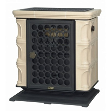 Печь-камин Latvia L бук (чугунный цоколь) Печь-камин Latvia L бук (чугунный цоколь)