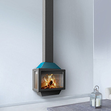 Камин Ariadna, фронтальный, подвесной, черный, RAL (Traforart) Камин Ariadna, фронтальный, подвесной, черный, RAL (Traforart)