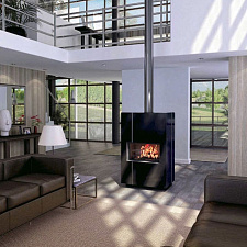 Печь-камин XS02 Noir, черный (Axis) Печь-камин XS02 Noir, черный (Axis)