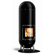 Печь-камин Genius black (NunnaUuni) Печь-камин Genius black (NunnaUuni)