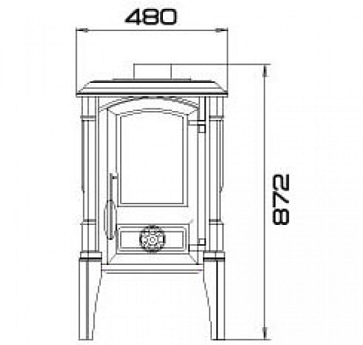 Чугунная печь Zeus (Ferlux)_1 Чугунная печь Zeus (Ferlux)_1