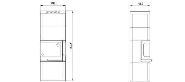 Камины из талькомагнезита Contura 26T_1 Камины из талькомагнезита Contura 26T_1
