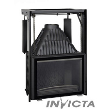 Каминная топка Invicta Grand Angle 800 Relevable (контргруз) Каминная топка Invicta Grand Angle 800 Relevable (контргруз)