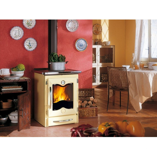 La Nordica-Extraflame cucinotta crema opaco_1 La Nordica-Extraflame cucinotta crema opaco_1