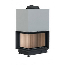 Brunner eck-kamin 45/67/44 left lifting, стальной вертикальный дымосборник, монтажная рама 70мм нерж. сталь Brunner eck-kamin 45/67/44 left lifting, стальной вертикальный дымосборник, монтажная рама 70мм нерж. сталь