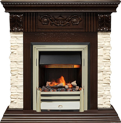 Dimplex Luxemburg очаг Cavendish cланец/cлоновая кость с патиной (каменный)_1 Dimplex Luxemburg очаг Cavendish cланец/cлоновая кость с патиной (каменный)_1