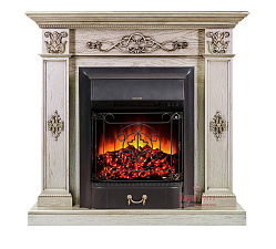 Каминокомплект Royal Flame Derby очаг Majestic FX Black old silver Royal Flame Derby очаг Majestic FX Black old silver