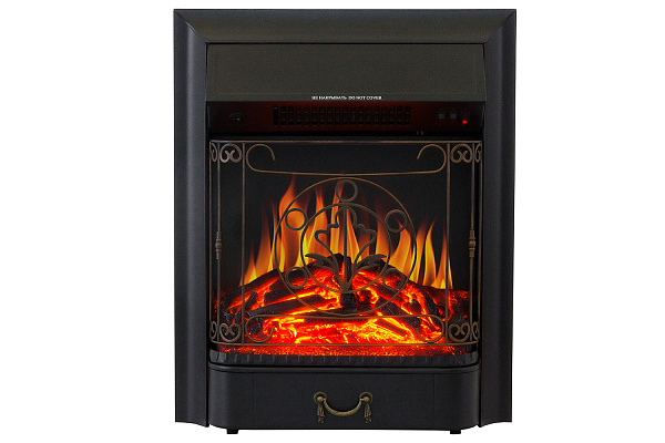Royal Flame Glasgow очаг Majestic FX Black темный дуб/белый_6 Royal Flame Glasgow очаг Majestic FX Black темный дуб/белый_6