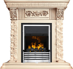 Каминокомплект Dimplex Luxemburg очаг Flagstaff сланец/слоновая кость с патиной (каменный) Dimplex Luxemburg очаг Flagstaff сланец/слоновая кость с патиной (каменный)