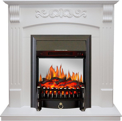Royal Flame Sorrento с очагом Fobos FX M Black белый дуб_0 Royal Flame Sorrento с очагом Fobos FX M Black белый дуб_0