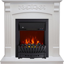 Каминокомплект Royal Flame Sorrento с очагом Aspen Black белый дуб Royal Flame Sorrento с очагом Aspen Black белый дуб