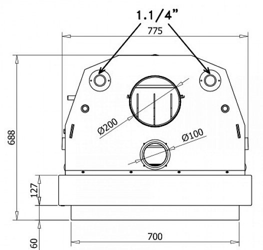 Топка TERMOGAR GN70 (Rocal)_2 Топка TERMOGAR GN70 (Rocal)_2
