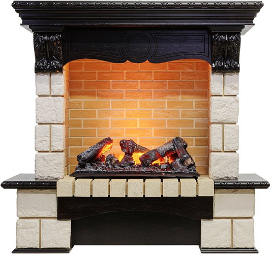 Dimplex Pierre Luxe очаг Cassette 600 NH венге/шампань_0 Dimplex Pierre Luxe очаг Cassette 600 NH венге/шампань_0