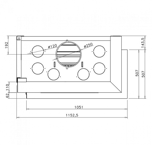 Топка G 45 LD, стекло справа (Rocal)_1 Топка G 45 LD, стекло справа (Rocal)_1