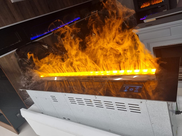 Каминокомплект Dimplex Boxx очаг Cassette 600 LNH-INT (с дровами) серый графит (выставочный образец)_4