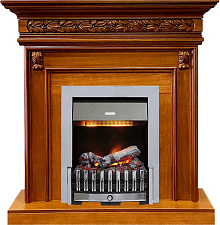 Каминокомплект Dimplex Valletta очаг Danville Chrome FB2 орех Dimplex Valletta очаг Danville Chrome FB2 орех