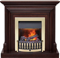 Каминокомплект Dimplex Bradford очаг Danville Brass FB2 темный дуб Dimplex Bradford очаг Danville Brass FB2 темный дуб