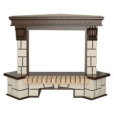 Портал RealFlame Stone Corner 26 AO античный дуб угловой RealFlame Stone Corner 26 AO античный дуб угловой