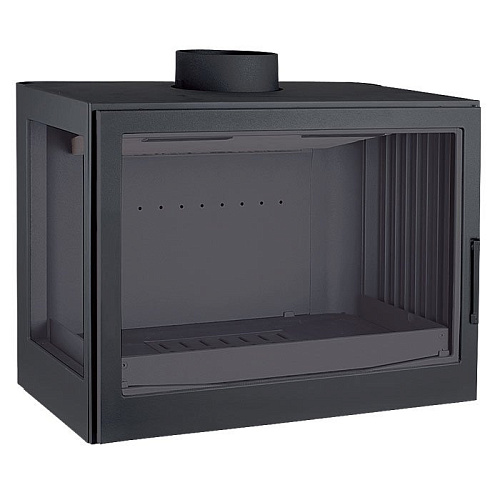 Топка K7 L, стекло слева, черная (Liseo)_0 Топка K7 L, стекло слева, черная (Liseo)_0