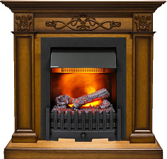 Каминокомплект Dimplex Verona очаг Danville Black FB2 античный дуб Dimplex Verona очаг Danville Black FB2 античный дуб