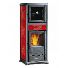 La Nordica-Extraflame rossella plus forno evo bordeaux La Nordica-Extraflame rossella plus forno evo bordeaux