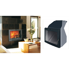 Каминная топка Hergom H 03/80 с бойлером Каминная топка Hergom H 03/80 с бойлером