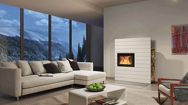 Каминная топка Nordpeis N-20F рамка черная_2 Каминная топка Nordpeis N-20F рамка черная_2