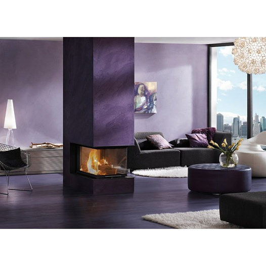 Brunner panorama-kamin 42/42/42/42, рамка широкая нерж.сталь_2 Brunner panorama-kamin 42/42/42/42, рамка широкая нерж.сталь_2