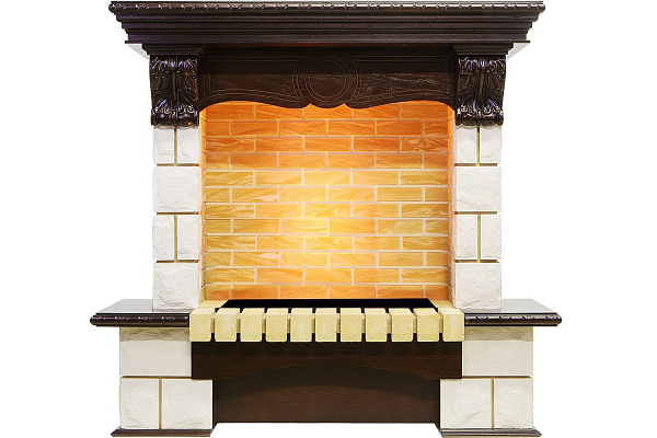 Dimplex Pierre Luxe темный дуб/шампань 1110x387x1035 мм_0 Dimplex Pierre Luxe темный дуб/шампань 1110x387x1035 мм_0