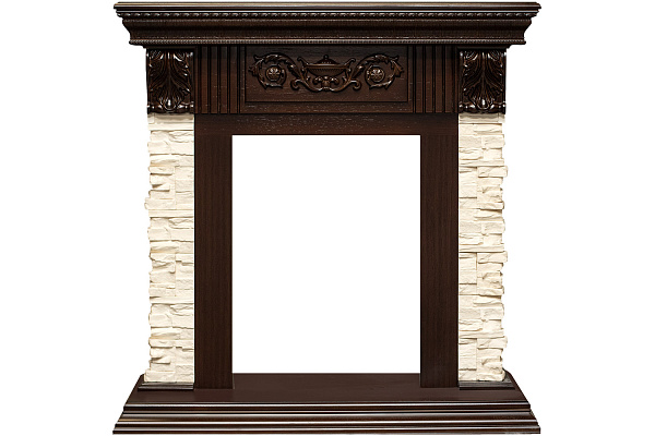 Dimplex Luxemburg очаг Danville Antique Brass FB2 сланец/темный дуб (каменный)_2 Dimplex Luxemburg очаг Danville Antique Brass FB2 сланец/темный дуб (каменный)_2