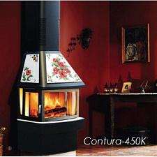 Contura 450 т, изразец. с телескопическим кожухом. Contura 450 т, изразец. с телескопическим кожухом.