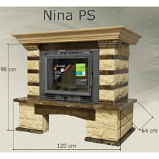 Каминная облицовка Bella italia Nina (Пристенная) Каминная облицовка Bella italia Nina (Пристенная)