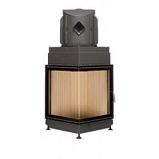 Brunner eck-kamin 57/52/52 side-opening, стальной вертикальный дымосборник, черные рамки Brunner eck-kamin 57/52/52 side-opening, стальной вертикальный дымосборник, черные рамки