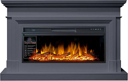 Электрокамин Royal Flame Coventry с очагом Vision 42 LOG LED серый графит Royal Flame Coventry с очагом Vision 42 LOG LED серый графит