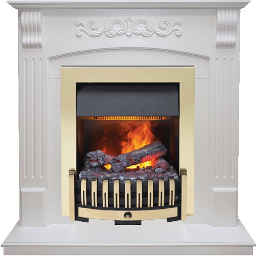 Dimplex Sorrento очаг Danville Brass FB2 белый дуб_0 Dimplex Sorrento очаг Danville Brass FB2 белый дуб_0