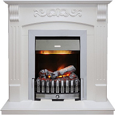 Каминокомплект Dimplex Sorrento очаг Danville Chrome FB2 белый дуб Dimplex Sorrento очаг Danville Chrome FB2 белый дуб