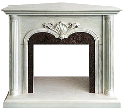 Портал RealFlame April 23 corner WT белый дуб угловой RealFlame April 23 corner WT белый дуб угловой