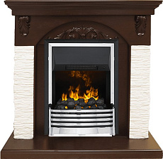 Каминокомплект Dimplex Bern очаг Flagstaff сланец мелкий белый/темный дуб Dimplex Bern очаг Flagstaff сланец мелкий белый/темный дуб